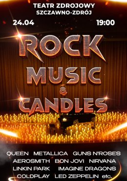 Piano Best Covers: Rock Music with candles