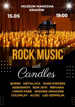 Piano Best Covers: Rock Music with candles